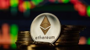 Representação da criptomoeda Ethereum. Foto: Adobe Stock