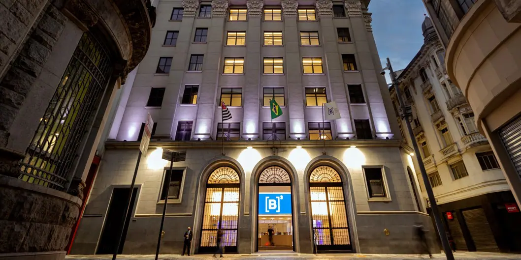 Fachada do prédio da B3. Foto: Divulgação