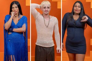 fotomontagem de marciele, juliano floss e chaiany no paredão do bbb 26