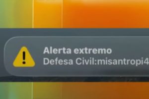 alerta misantropia da defesa civil