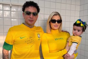 mc guimê com esposa e filha