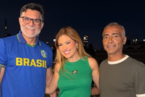 ricardo rocha, mari menezes e romário