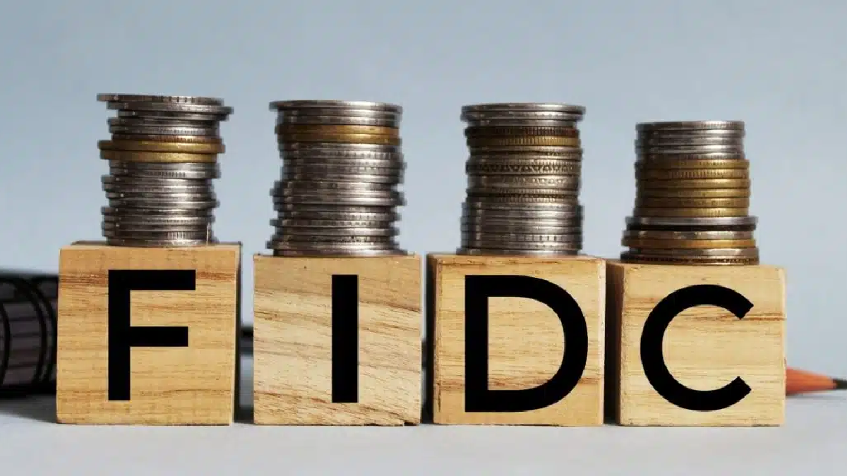 Caixas de madeira com as letras de FIDC com moedas em cima. Foto: Adobe Stock