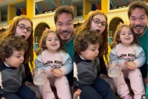 Viih Tube e Eliezer com os filhos