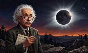 Como um eclipse total do Sol ajudou Einstein a provar a Teoria da Relatividade.