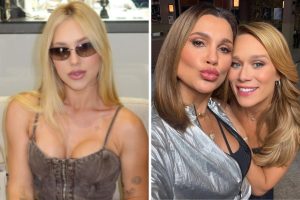 Virginia Fonseca e Fábia (Flávia Alessandra) com Dora (Mariana Ximenes) em Quem Ama Cuida