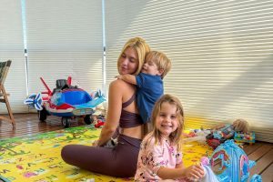 Virginia Fonseca com os filhos
