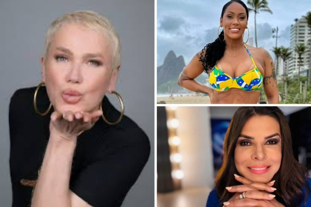 Xuxa, Rosiane Pinheiro e Mara Maravilha