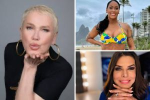 Xuxa, Rosiane Pinheiro e Mara Maravilha