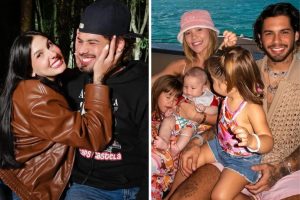 Zé Felipe com Ana Castela, Virginia Fonseca e os filhos