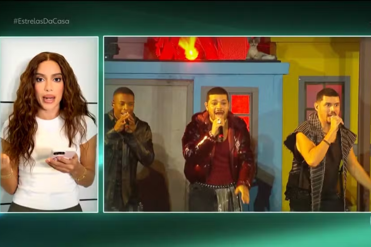Anitta dá bronca nos participantes do "Estrelas da Casa"