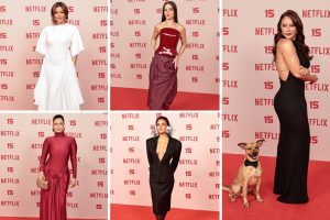 Famosos na festa de 15 anos da Netflix