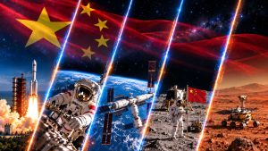 Dos primeiros foguetes à estação espacial própria, a China avança na exploração espacial e mira Lua e Marte