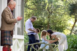 Rei Charles III, Harry, Meghan e os filhos Archie e Lilibet