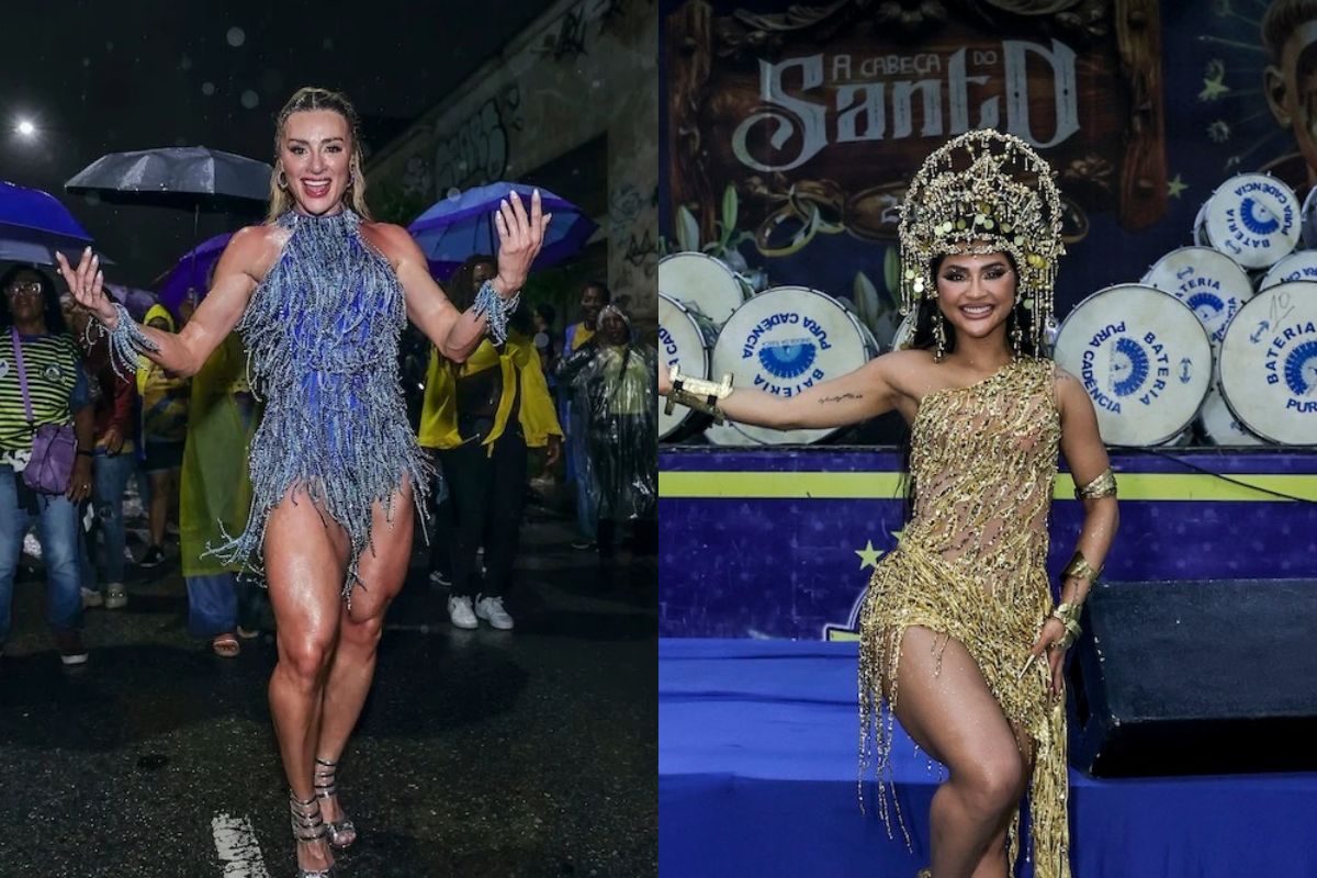 Montagem Juju Salimeni e Mileide Mihaile
